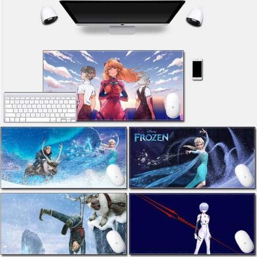 Computer Mousepad Play Mat with Locking Edge High Quality Durable High Quality Frozen