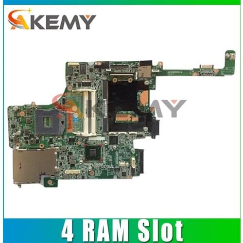 AKemy Laptop Motherboard For HP Elitebook 8570W 4 RAM Slot Core SLJ8A Mainboard 690643-501 695956-001 010176600 DDR3