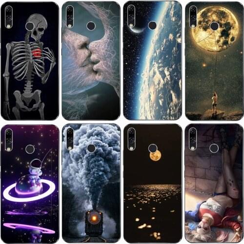 Fashion Soft silicone TPU Back Cover For Asus Zenfone 5z ZS620KL ZE620KL Phone Funda Case For ASUS_X00QD Cute Cartoon Case