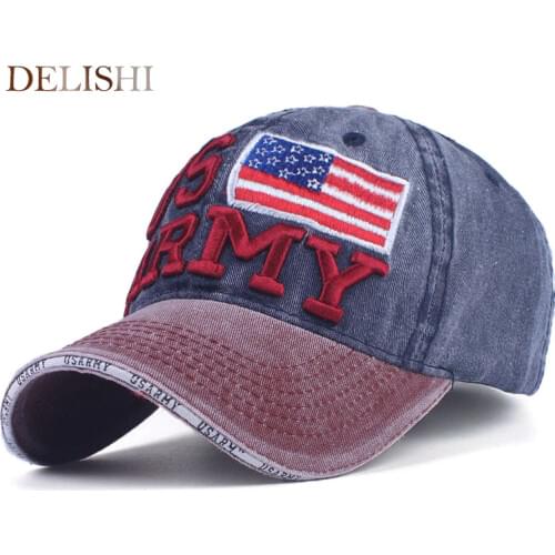 New Arrival Gorras USA Baseball Cap Flag Of USA Hat Snapback Adjuatable Mens Baseball Caps Brand New For Adult
