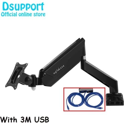New Full Motion Desk Mount with Mount and Gas Spring for Computer Monitors 13-30" LED LCD Flat Panel TVs from 2.2lbs upto 22 MD7