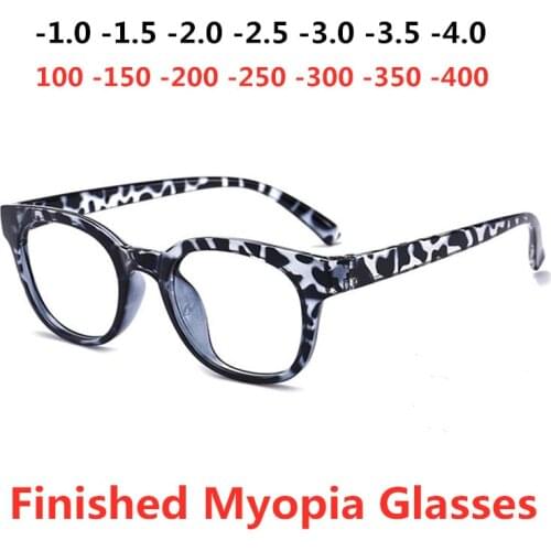 8 Colors Retro Round Eye Glasses Men Women Ultra Light Myopia Eyeglasses Myopia Glasses Finished -1 -1.5 -2 -2.5 -3 -3.5 -4