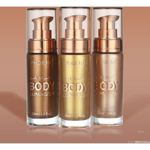 PHOERA 30ml Legs Body Facial Luminizer Copper Color Cream Liquid Foundation Sunscreen Concealer Sun Block Lotion Make Up TSLM2