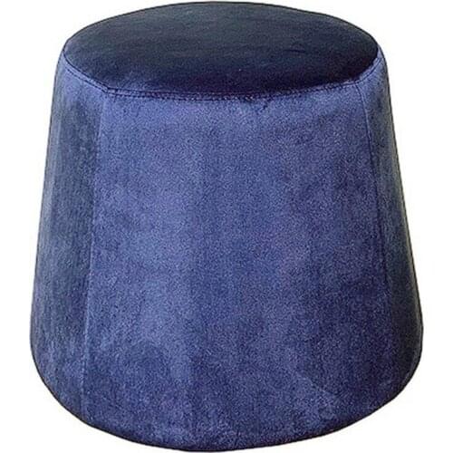 Pouffe Velvet Blue (44 x 44 x 35 cm)