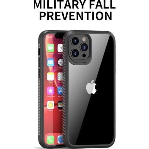 Luxury Shockproof Carmera Lens Protection Armor Silicone Mobile Phone Case For iPhone 12 Pro Max 11 XR XS Back Cover Funda Coque