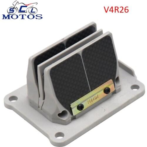 Sclmotos- Carbon Fiber Plate Motorcycle Intake Reeds Cage Valve Assembly Set For Honda CR125R 1987-2002 NSR125 1987-2002 Racing