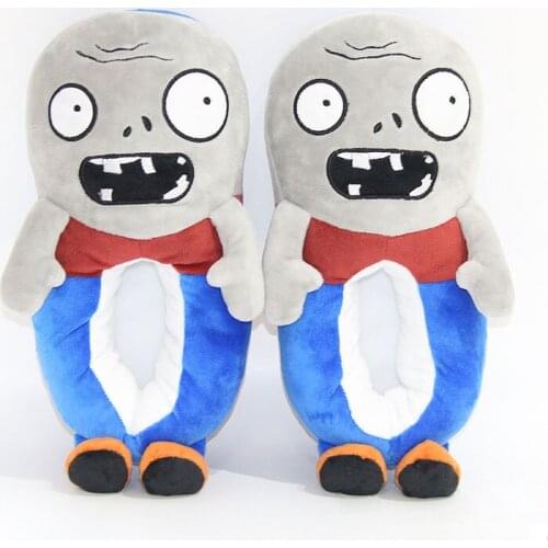 Lovely Cartoon Corpse Cotton Slippers Winter Fashion Womens Plush Sandals Home Indoor Flat Furry Slides Shoes size 36-44