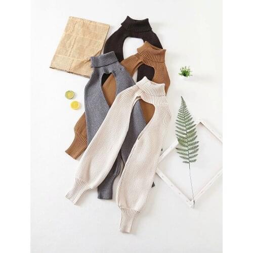 ZA women turtleneck sexy short sweater 2020 fashion ladies full sleeve chic female streetwear