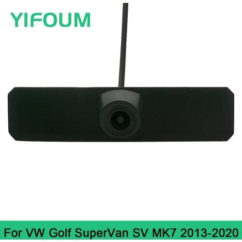 YIFOUM HD CCD Car Front View Parking Night Vision Positive Waterproof Logo Camera For Volkswagen VW Golf SuperVan MK7 2013-2020