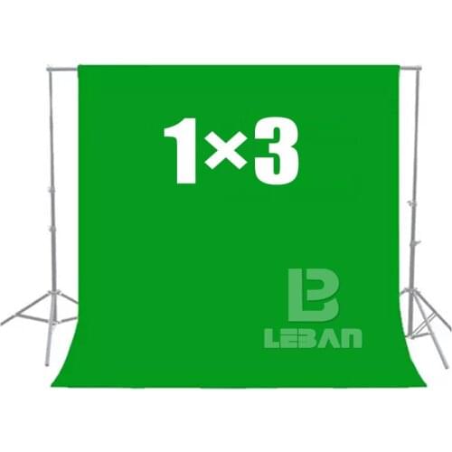 Green Screen Chroma key 1 x 3M Background Backdrop for Studio Photo lighting (Thickening version)