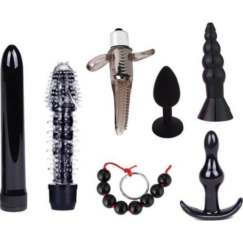 7Pcs Anal Plug Dildo Vibrator Sex Toys for Women Men Bdsm Bondage Adults Games to G Spot Vagina Massager Clitoris Stimulator