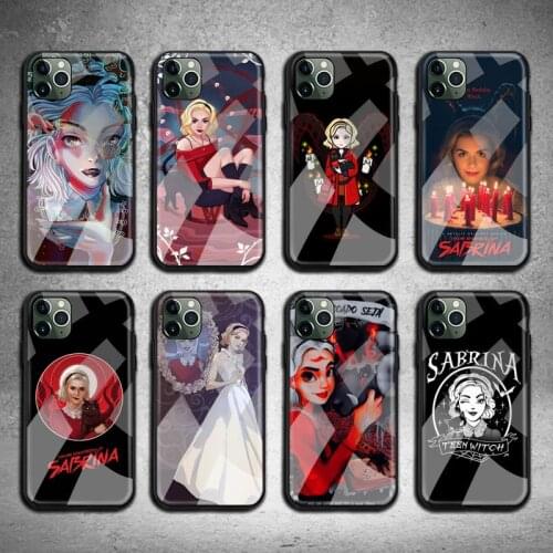 Chilling adventures of sabrinas Phone Case Tempered Glass For iPhone 12 11 Pro Max Mini XR XS MAX 8 X 7 6S 6 Plus SE 2020 cover