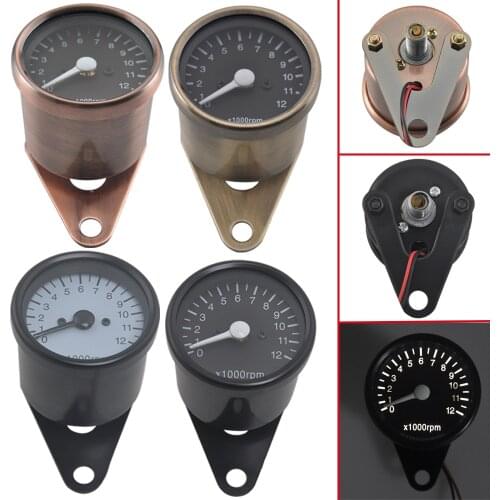 Motorcycle 12V LED Digital Backlight RPM Gauges Cluster Speedometer Tachometer Universal For Harley Honda Yamaha BMW