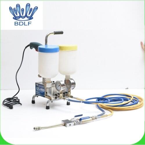 Double component resin injection machine