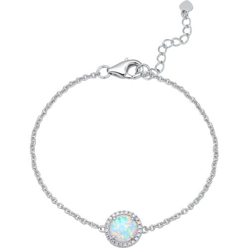 GEMSME White Bracelets