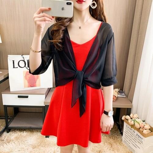 Women Kimono Summer Shrug Fashion Half Sleeve Chiffon Sun Protection Clothing Female Jacket Thin Breathable Beach Cardigan coats