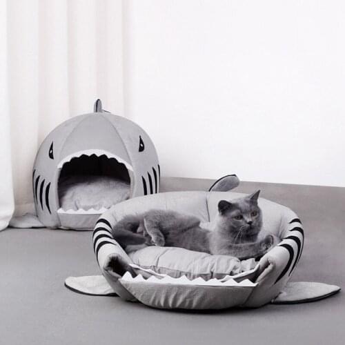 A Pet Cat Dog Bed Warm Pet Cushion Kennel For Small Medium Large Dogs Cats Winter Pet Bed Dog House Tent Puppy Mat