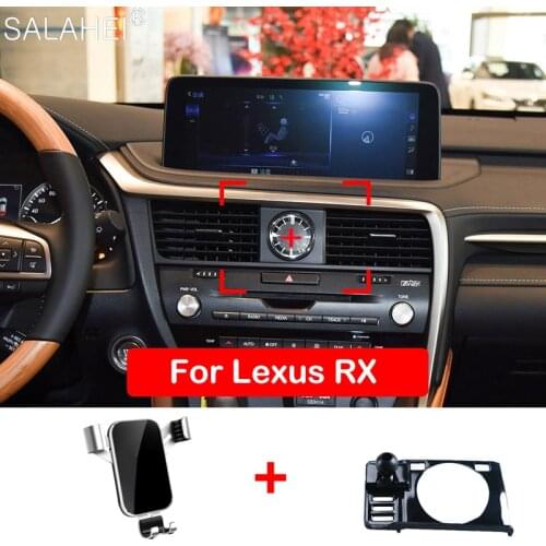 Mobile Phone Holder For LEXUS RX 450hL 2020 Air Vent Mount Bracket GPS Phone Holder Clip Stand in Car For Iphone Xiaomi Huawei