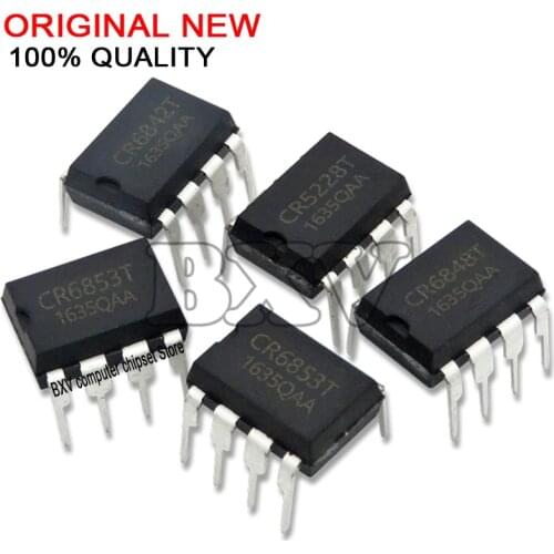 10PCS CR6853T DIP8 CR6853 DIP 6853T DIP-8 NEW IC