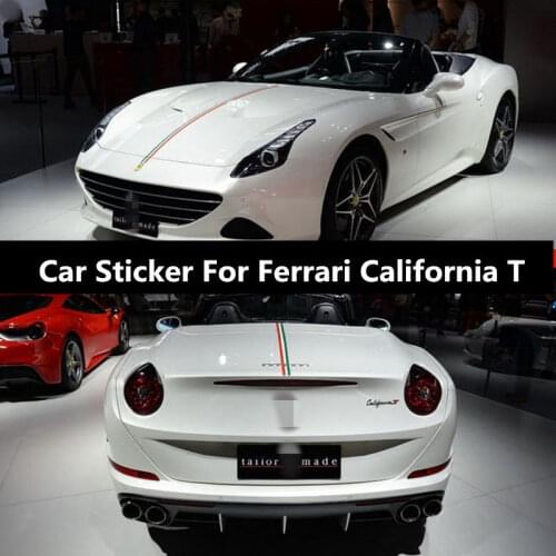 Sports Car Sticker Body Door Exterior Decoration Modified Sticker For Ferrari California T Rear Hood Sticker