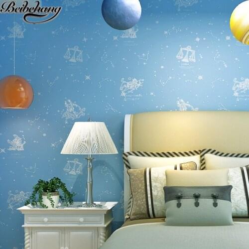 Beibehang Upscale childrens room wallpaper lovely children sign boy girl princess room full of wallpaper papel de parede