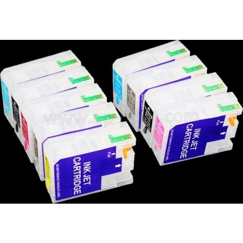 9pcs refillable ink Cartridge for epson 3880 pro3880 pro 3880 with chip T5801 80ML