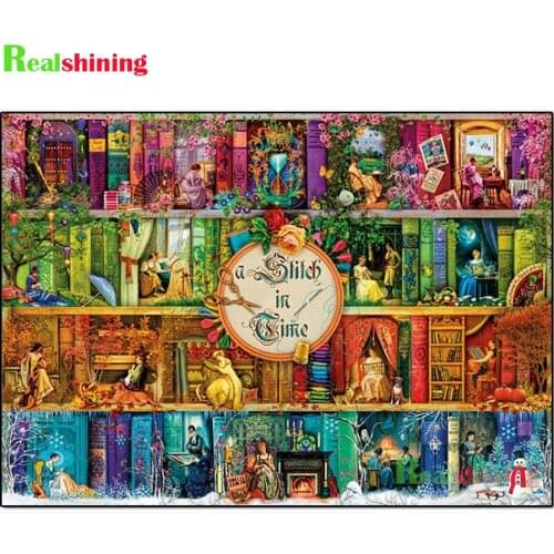 Princess Fairy Home World Full Diamond Painting cross stitch kits art Cartoon 3D paint by diamond embroidery fantasy art N1728