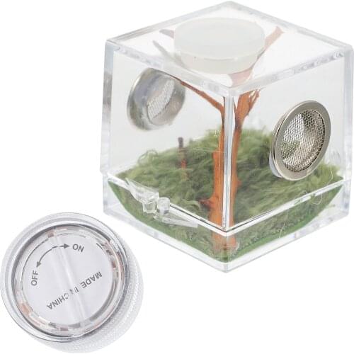Spider Habitat Box Jumping Spider Breeding Case Spider Storage Box with Lamp