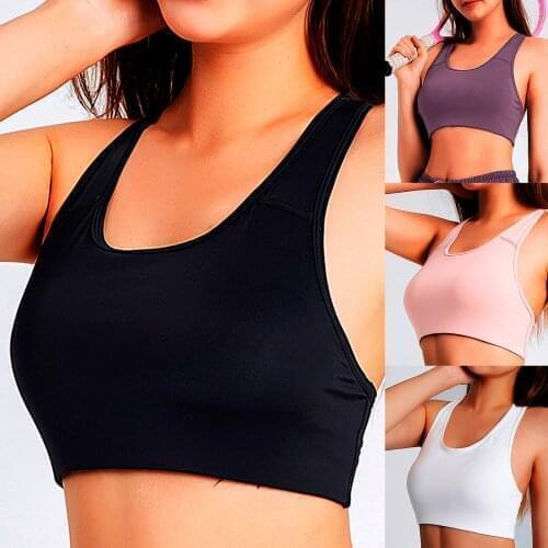 Sports Bra Crop Top Fitness Feminine Sportswear Women Sport Top Bras Push Up Gym Female Underwear Running Seamless Lingerie #G4
