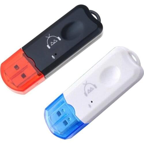 USB AUX Bluetooth-compatible Wireless Audio Adapter Stereo with Microphone for USB Car MP3 Player Speaker Transmitter