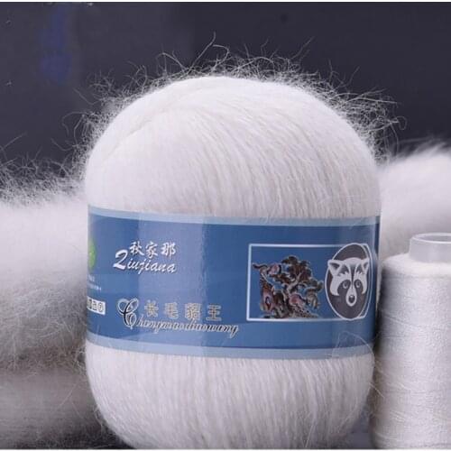 DIY high quality Long Plush Soft Mink Cashmere silk Yarn Hand-Knitting Thread For Woman Cardigan Scarf Suitable child cloth