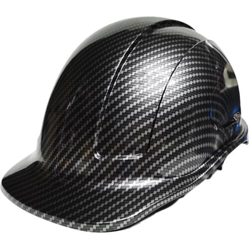 DARLINGWELL Safety Hard Hat ABS Helmet Stylish Carbon Fiber Color Work Cap Construction Railway Mine Traffic Working Dropship