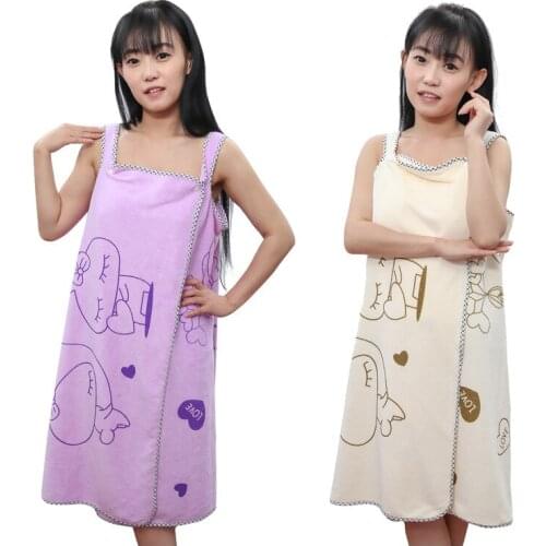 1PC New Bath Towels Fashion Lady Girls Wearable Fast Drying Magic Bath Towel Beach Spa Bathrobes Bath Skirt OU 051