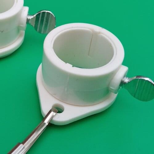 2Pcs/set Convenient Flag Pole Mounting Ring Clip Flagpole Mounting Rings 1 Inch