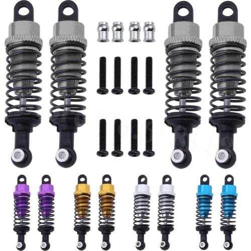 4x Aluminum Shock Absorber A949-55 For RC WLtoys A979 1:18th 2.4GHz 4WD Dessert Race Car Off Road Monster Rock Buggy