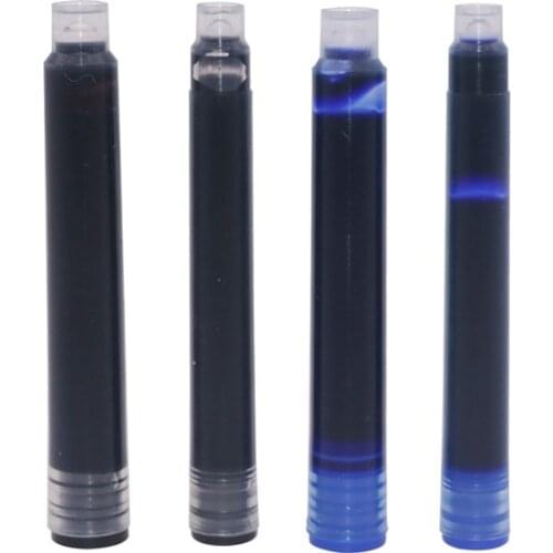 50 pcs Ink sac Blue and black Thick 51*8*5mm/thin 51*6.5*4mm Student stationery Pen Writing Ink Office School Supplies