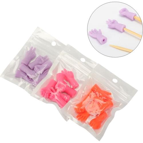 6pcs/lot Knitting Needles Point Protectors Needle Tip Stopper For DIY Weave Knitting And Sewing For Mom Sewing Tools Accessories