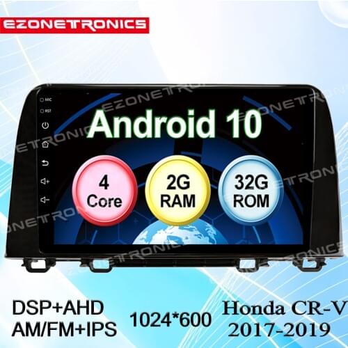 Android 10 Car Multimedia System 10 Inch RDS AM FM BT GPS Navigation Mirror Link Radio Player 2G+32G For Honda CR-V 2017-2019