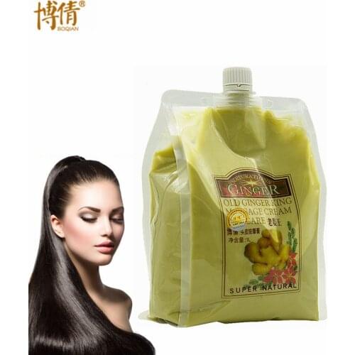 Free Shipping BOQIAN Old Ginger King Hair Care Hair&Scalp Massage Cream Moisturizing Nourish Repair Damaged Hair Care Product 1L