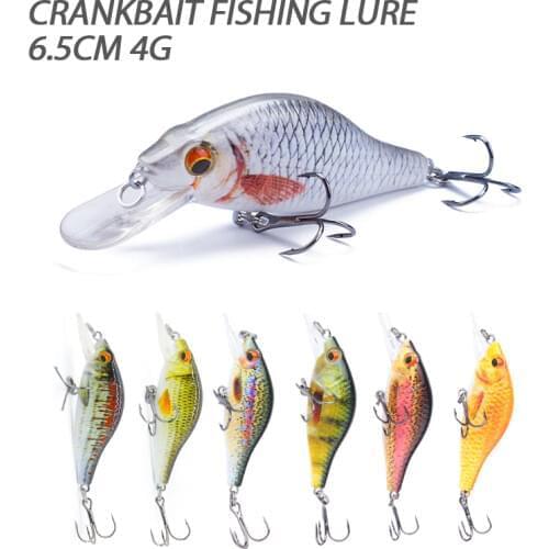 5 Color 3.5" Bionic Fishing Lure Crankbait 10.7g Unique textures Fish Bait 3D Eyes Bass Pike Fishing Lures Tackle pesca MH11B