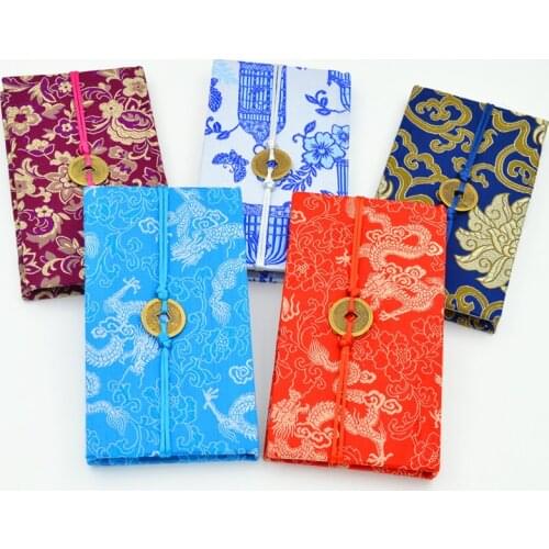 Joyous Coin Retro Hardcover Chinese Silk Notebook Gift Adult Diary Traditional Brocade Craft Business Notepad Notebook 1pcs
