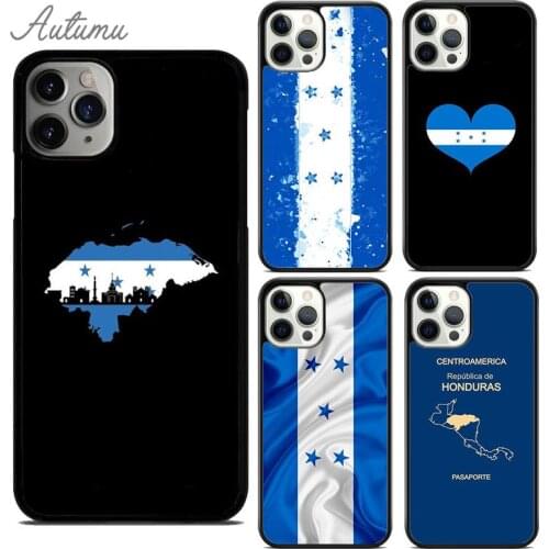 Honduras Flag Phone Case for iPhone 11 12 Pro Max mini X XR XS SE 2020 5 6S 7 8 Plus Samsung Galaxy S8 S9 S10 Cover shell coque