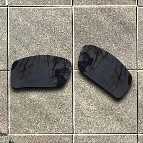 Stealth Black Polarized Sunglasses Replacement Lens for-Oakley Gascan Frame 100% UV Protection Good Fitness