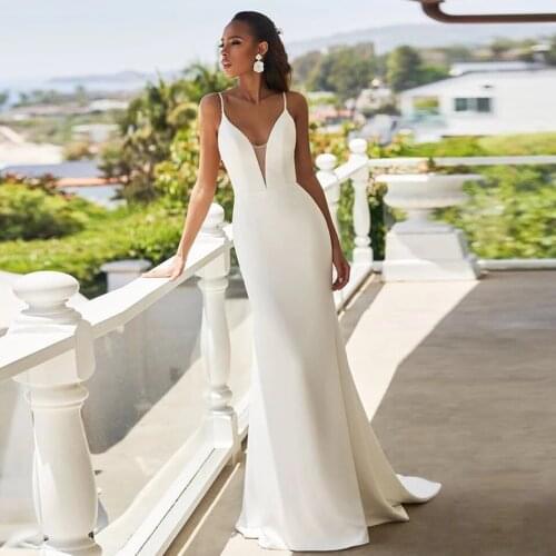 DIDEYTTAWL Mermaid Silhouette Wedding Dresses