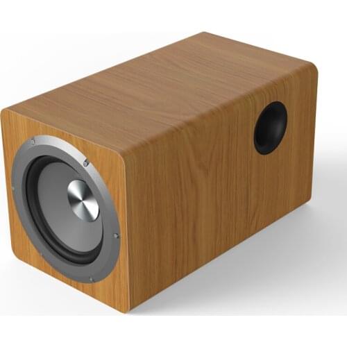 New 6.5 Inch Pure Bass Speaker TV Home Theater Louderspeaker 100W Big Power Subwoofer Computer Music Player Wood Speakers