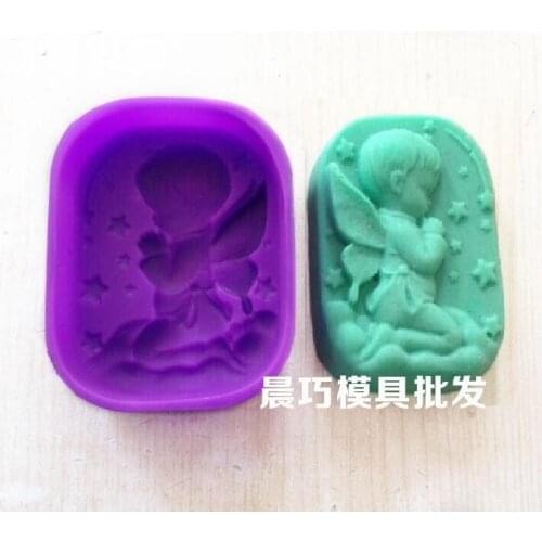 Supply Single Hole Handmade Soap Mold Male Angel Mold 536b