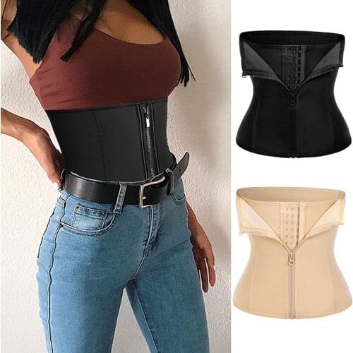 YAGIMI Fajas Colombianas Shapewear Workout Sauna Sweat Belt Neoprene Waist Trainer Women Slimming Body Shaper Underbust Corset