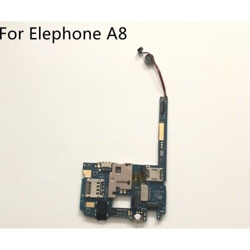 Used Mainboard 1G RAM+8G ROM Motherboard + Vibration Motor Mic Microphone For Elephone A8 MediaTek MT6580 5.0" Smartphone