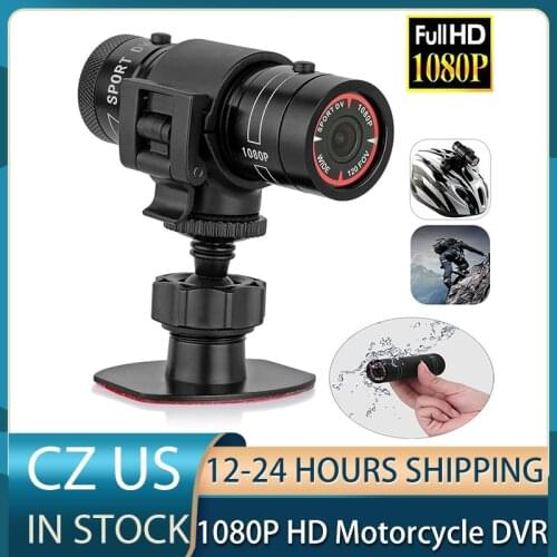 Waterproof Mini Camera Outdoor Motorcycle Bike Camera HD 1080P 3MP Bicycle Helmet DV DVR Recorder Micro Camcorder