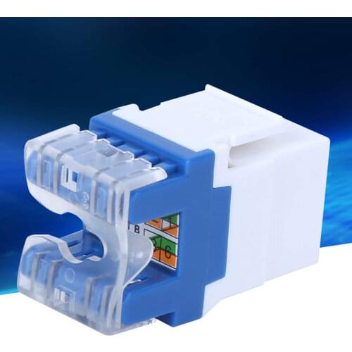 3Pcs RJ45 Module For Keystone Jack CAT5E UTP Networks Information Connector Socket Adapter
